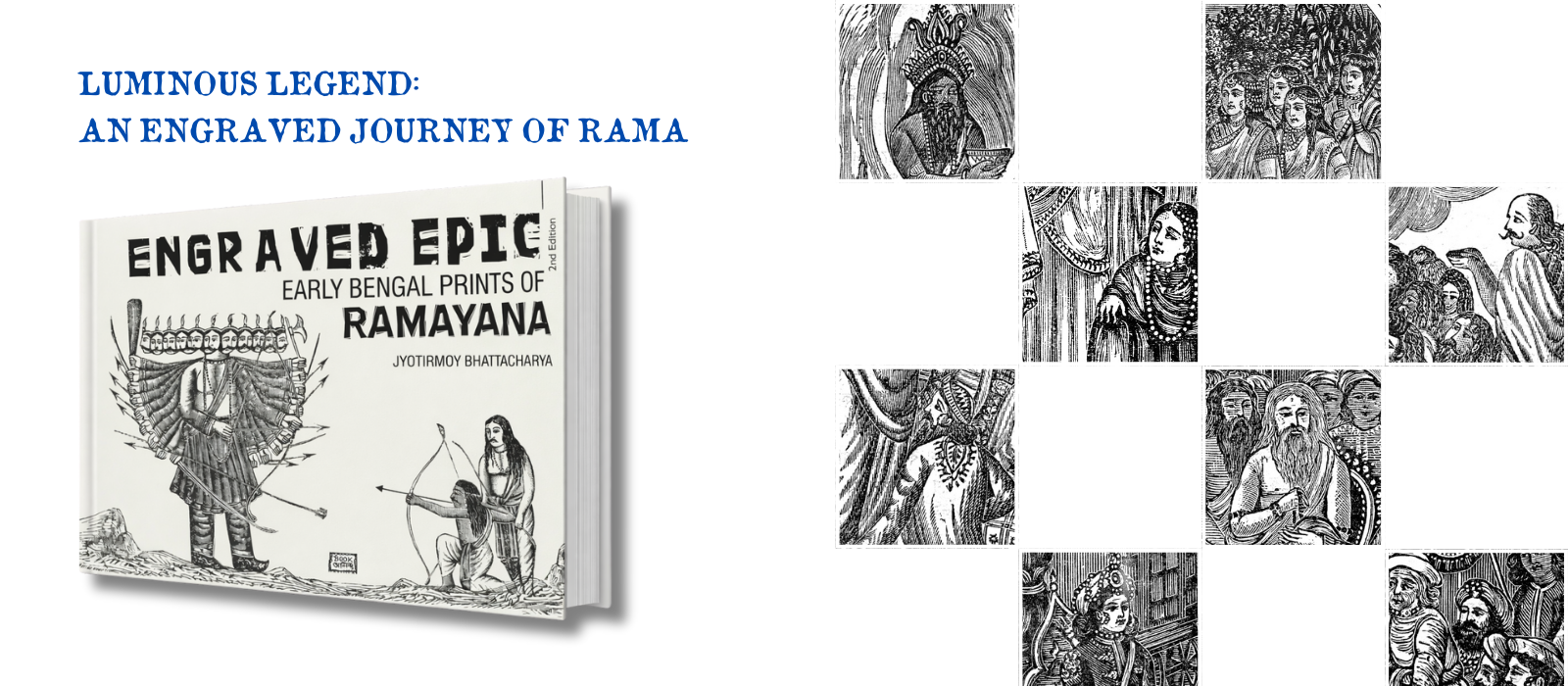 ENGRAVED EPIC EARLY BENGAL PRINTS OF RAMAYANA